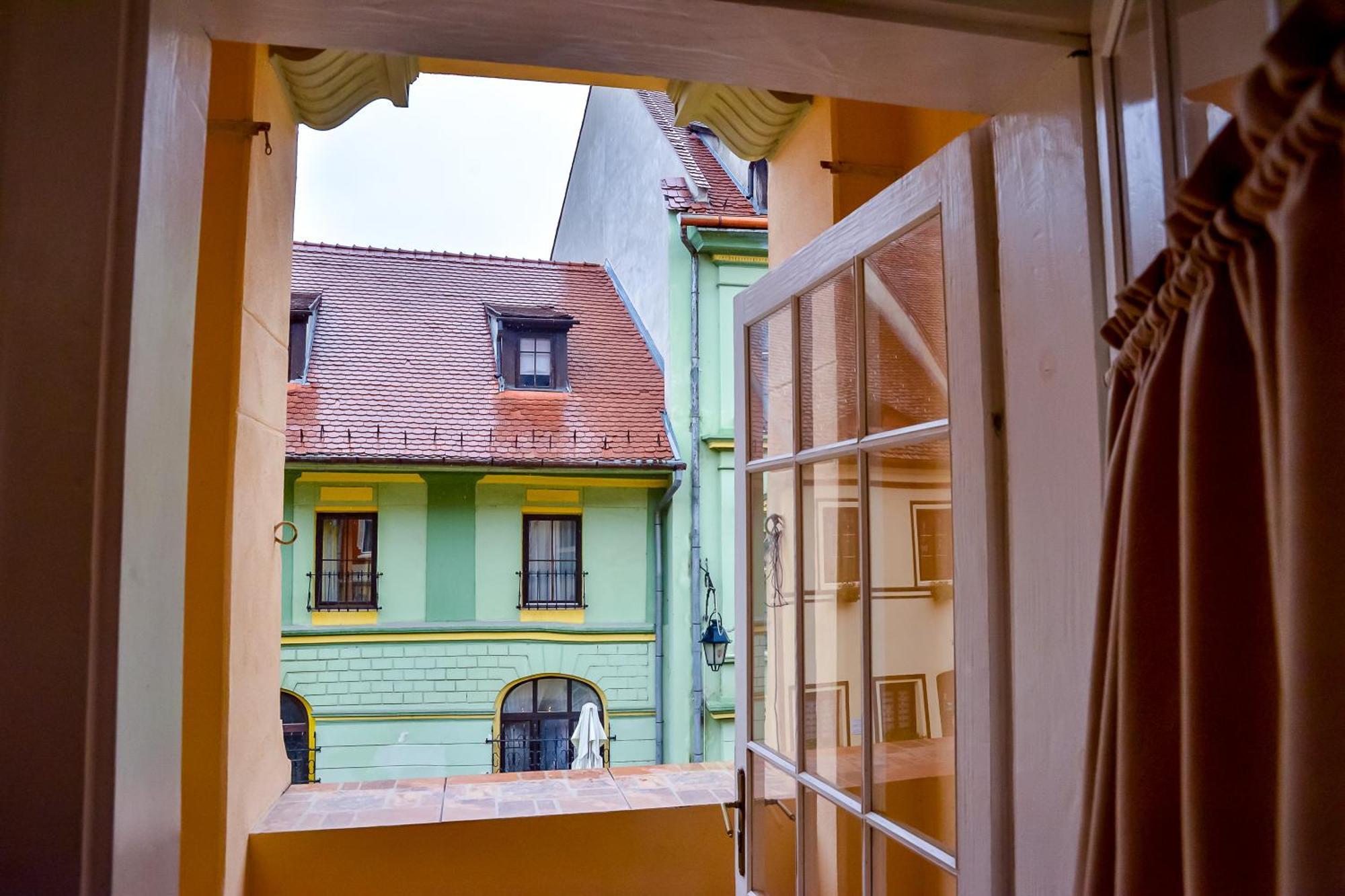 An Der Holztreppe Lägenhet Sighişoara Exteriör bild