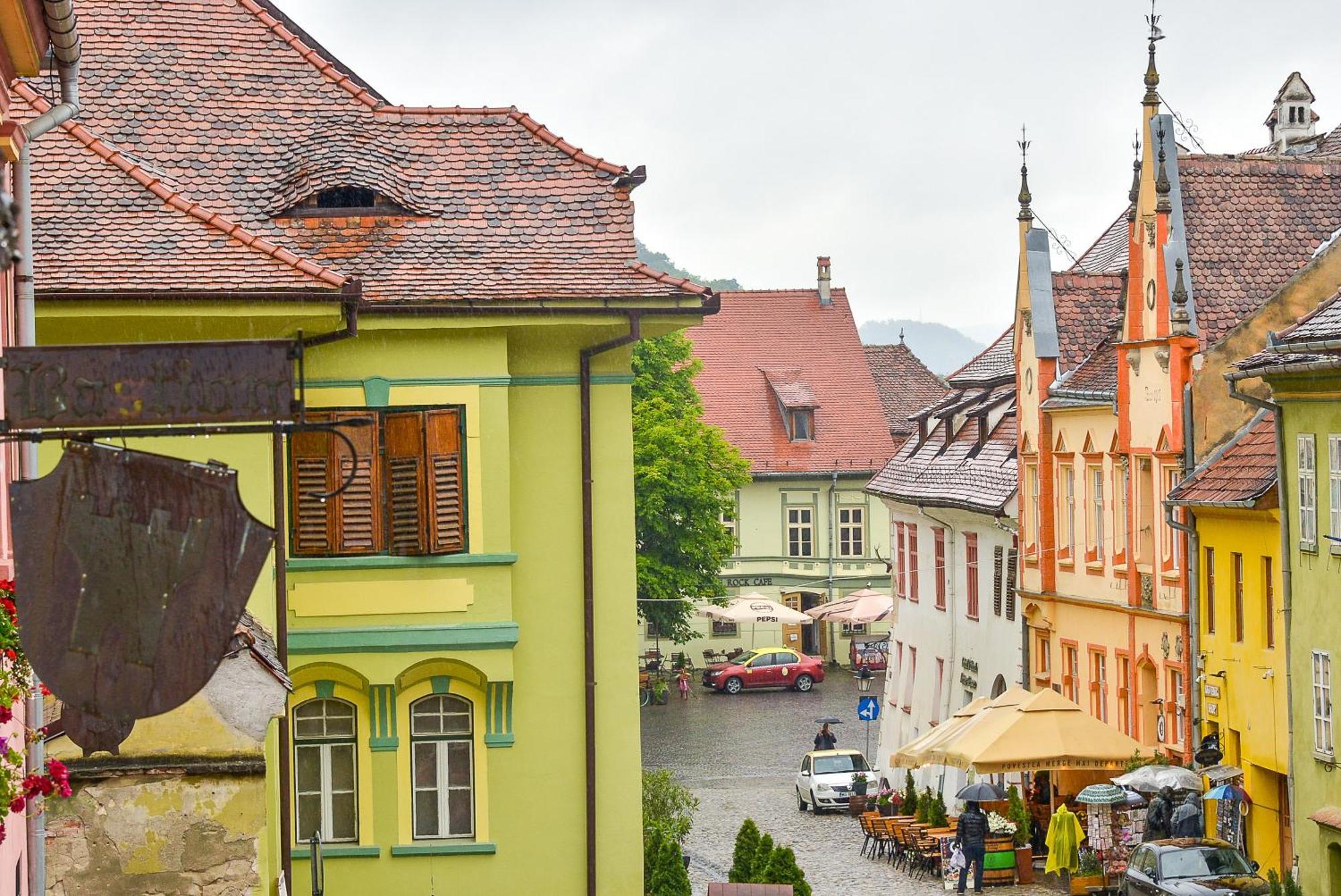 An Der Holztreppe Lägenhet Sighişoara Exteriör bild